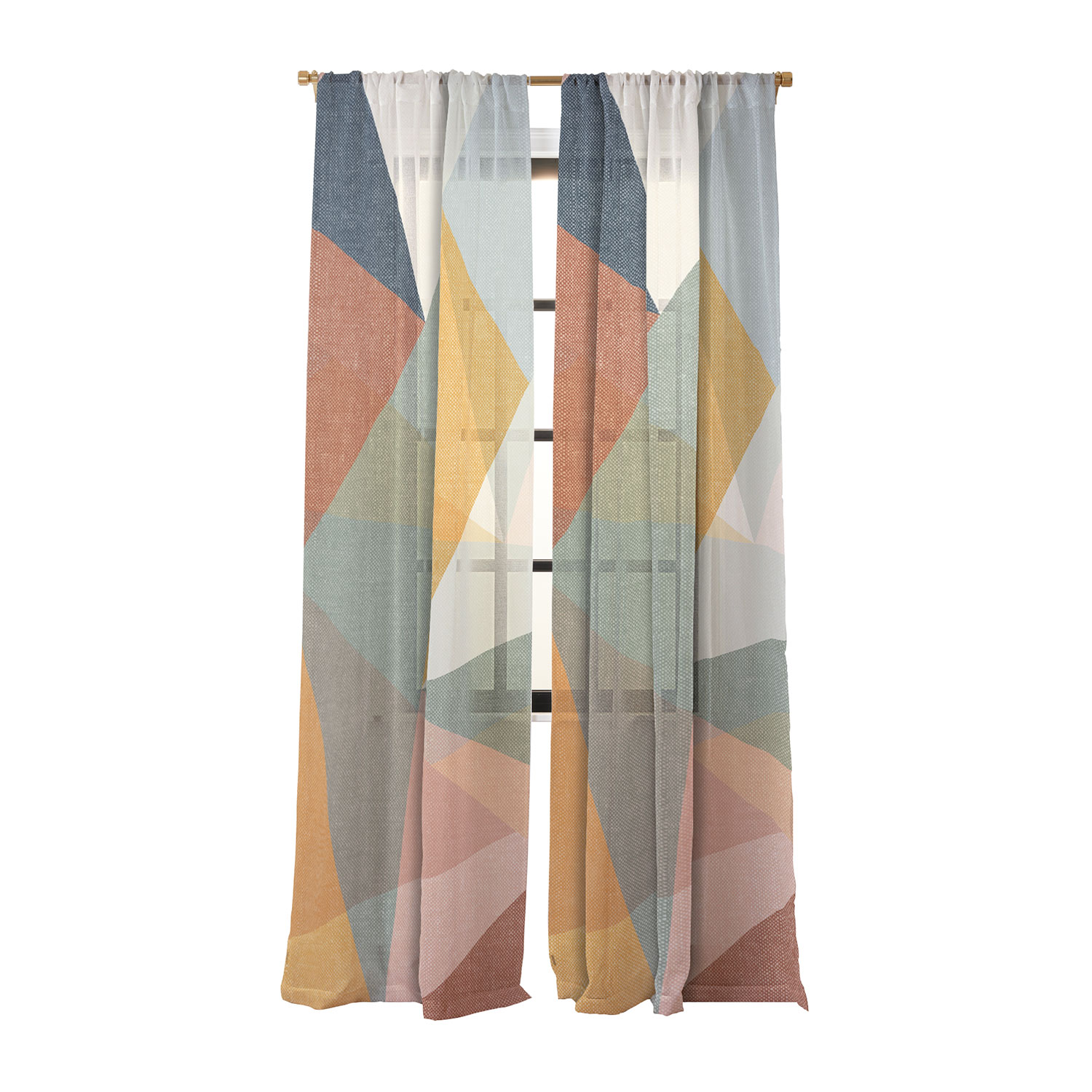 Modern Triangle Mosaic Multi Sheer Non Repeat Little Arrow Design Co, image size:1500x1500