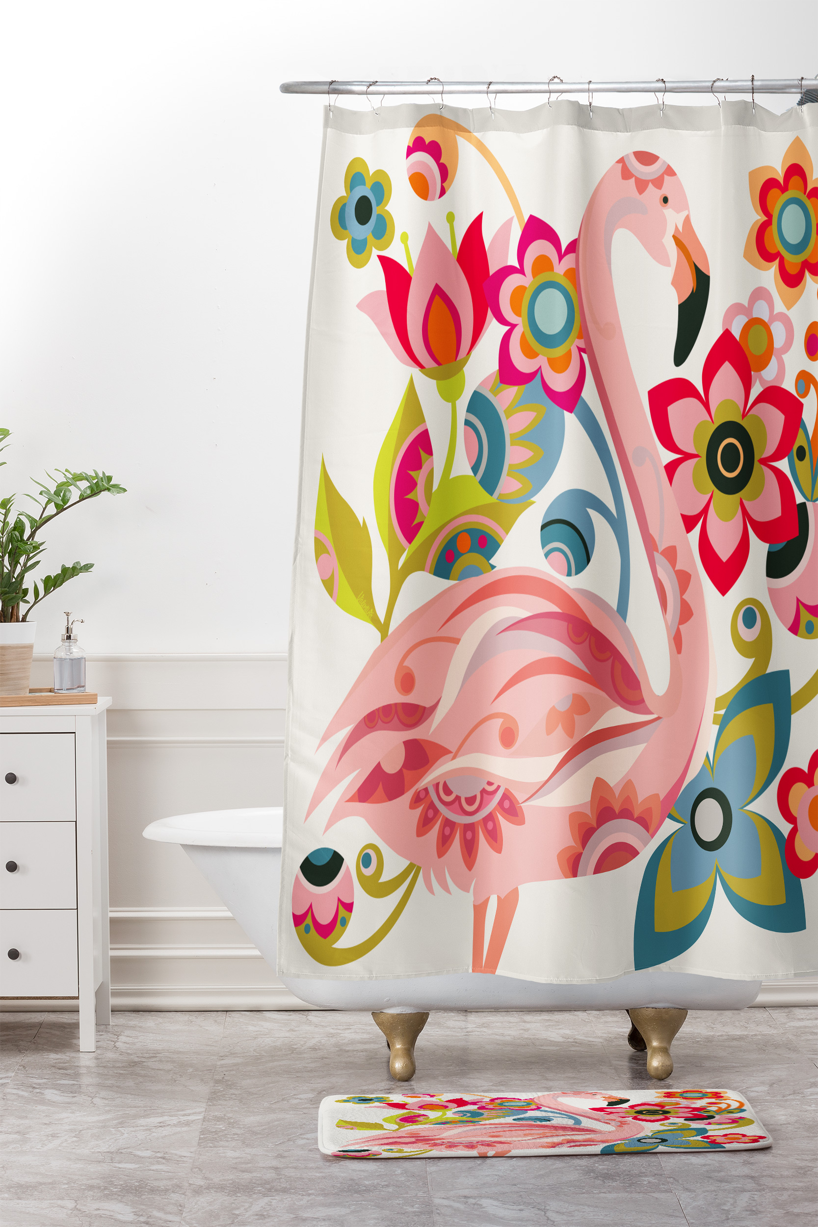 Valentina Ramos Domingo Shower Curtain